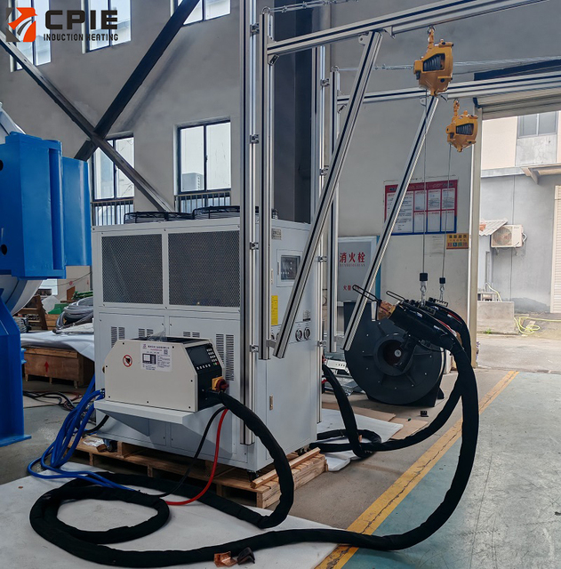 CPIE Fast Efficient 60KW Motor Commutator Induction Brazing Machine Silver Base Material 380V 1 Year Warranty 8-40KHZ Frequency
