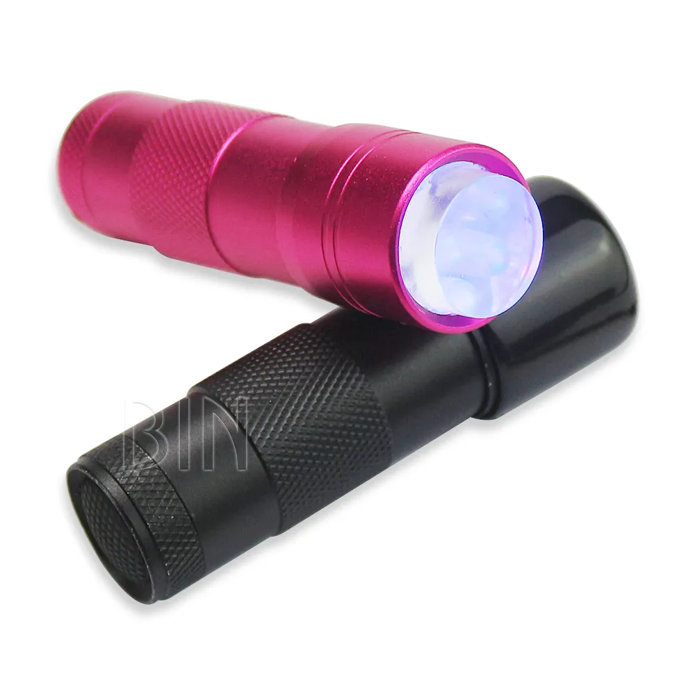 BIN 신제품 휴대용 실리콘 네일 스탬프 프레스 드라이 플라워 용 UV 램프