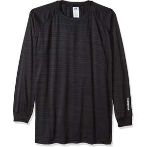 Hauts de sport personnalisés pour hommes de grande taille et corpulents LS Dri-Power Pieced Underarm W/LC - Product Image 1