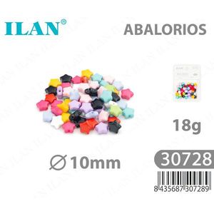 Ilan Abalorios Estrella 10mm 18g Multicolore per Gioielleria - Product Image 3