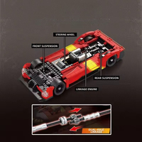 Reobrix 11041 11042 2025 Nuevo Modelo de Coche MOC City de Gran Tamaño, Juguetes Educativos DIY para Adultos y Niños, Juego de Bloques de Construcción