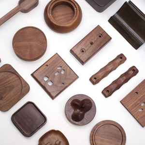 Servicios de corte y grabado CNC para piezas de madera de nogal, tallado de madera personalizado, piezas artesanales de madera maciza. - Product Image 5