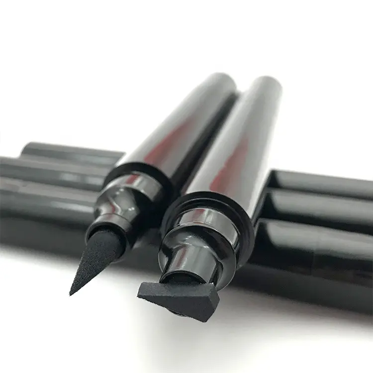 जलरोधक लंबे समय तक चलने वाली आंखों का उपयोग तेजी से सूखने के लिए नए डिजाइन ब्लैक स्टैम्प आईलाइनर पेन