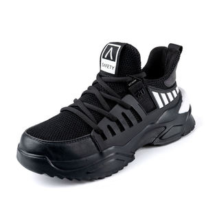 Moda marka hafif rahat spor Sneakers Anti-Industrial güvenli iş çizmeleri ile endüstriyel çelik ayak kauçuk taban güvenliği - Product Image 1