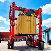 Transpalette à pneus 35T 40T 50T pour la manutention de conteneurs en terminal portuaire et les opérations de transfert de charges lourdes