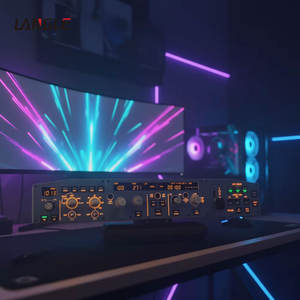 <span class=keywords><strong>Cockpit</strong></span> de simulation de course confortable Airbus A320 avec commande EFIS gauche, module de fréquence lumineuse FCU pour jeu de vol simulé, <span class=keywords><strong>cockpit</strong></span> de course - Product Image 5