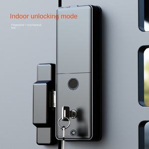 Thiết kế mới liên kết mở khóa các đồng bộ thông minh cửa kính tuya wifi thông minh khóa Palm tĩnh mạch vân tay mật khẩu cho Singapore - Product Image 4