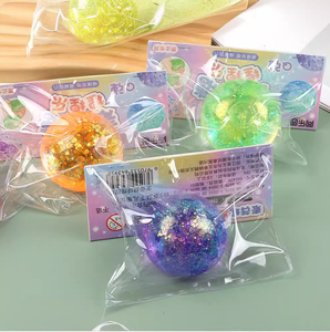 Long lanh Maltose mạch nha lấp lánh đường căng thẳng bóng Squishy cảm giác <span class=keywords><strong>Fidget</strong></span> Đồ chơi cho bé trai bé gái 5 7 năm lo lắng/Tự Kỷ/thêm nhẹ nhõm - Product Image 3