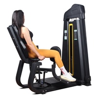 Machine d'abduction et d'adduction des cuisses à usage professionnel en salle de sport, avec système de charge par broches pour adducteurs et abducteurs internes et externes