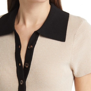 Vestido largo de verano calado de punto acanalado liso para mujer, estilo casual urbano - Product Image 4