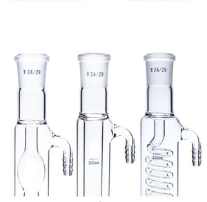 HAIJU LAB เครื่องแก้ว Boro 3.3คอนเดนเซอร์แก้วพร้อมฟิวส์ลีบิ๊ก/Bulbed,อัลลิม/ โครเกรแฮมหลอดภายใน - Product Image 5