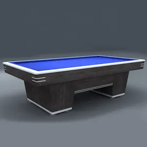 Wholesale Most Popular High Quality Korea Style Solid Wood Slate Bed 3 Cushion Carom Pool Billiard Table 8ft 9ft