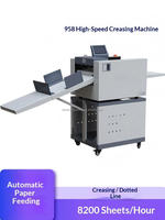 Machine à plier numérique entièrement automatique à grande vitesse avec perforation, alimentation automatique et aspiration sous vide