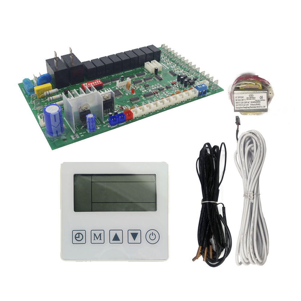 OEM ODM Commercial Heat Pump Controller WiFi Tuya Air Source Water Heater Heating Heat Pump Controller PCB PCBA