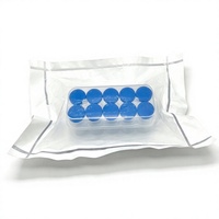Viales de Vidrio Estériles Vacíos de 5 ml con Recubrimiento de PTFE Anticorrosión, Herméticos, con Puerto Autocurativo para Inyección