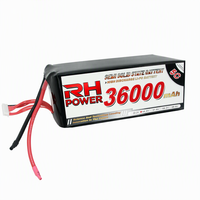 Batterie de drone UAV haute densité énergétique 350 Wh/kg LiPo 6S 7S 12S 14S 18S Lithium solide XT60 XT90 36 Ah 36000 mAh