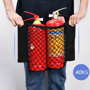 T-1341 40*25cm Sac de <span class=keywords><strong>rangement</strong></span> en maille de nylon avec fermeture auto-agrippante, filet élastique pour siège arrière de voiture, organisateur de <span class=keywords><strong>rangement</strong></span> auto suspendu - Product Image 5