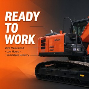 Excavadora de cadenas Hitachi ZX350H usada en buen estado, sistema hidráulico original, lista para minería y canteras - Product Image 2