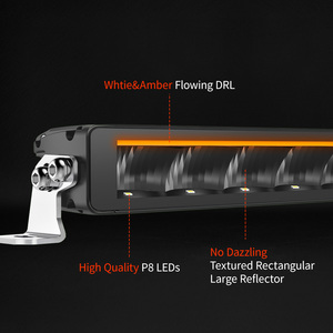 Luz LED de doble color blanco y amarillo con certificación E-mark R149 R148, luz diurna dinámica blanca, luz estroboscópica de advertencia ámbar, 12v 24v, para vehículos Volvo - Product Image 2