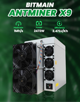 Nouveau Bitmain Antminer X9 1Mh/s, mineur ASIC à refroidissement par air à haut rendement, Crypto XMR X9 Miner, grande puissance de calcul, mineur de crypto-monnaies