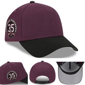 قبعة بيسبول رياضية جديدة عالية الجودة مطرزة بتصميم عصري ذات <span class=keywords><strong>6</strong></span> ألواح مع إغلاق وحزام خلفي قابل للتعديل - Product Image 5