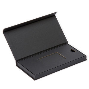 Black Cardboard Paper <strong>Card</strong> <strong>Box</strong> Packaging Custom Rigid Book Shaped Business Credit <strong>Wedding</strong> Gift <strong>Card</strong> <strong>Box</strong> - Product Image 2