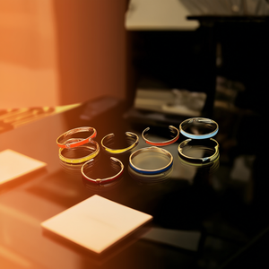 Bracciale Aperto Angelina in Acciaio Inossidabile 50x60 mm Placcato Oro, Gioiello Unisex alla Moda - Product Image 2