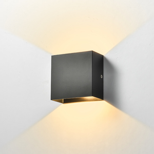 Lámpara de <span class=keywords><strong>Pared</strong></span> LED de 6W para Interiores, Aplique de <span class=keywords><strong>Pared</strong></span> Decorativo de Aluminio con Iluminación Superior e Inferior, Lámpara de <span class=keywords><strong>Pared</strong></span> LED para Dormitorio, Iluminación Impermeable - Product Image 1