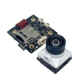JINJIEAN White Snake DIY FPV Racing Drone 2.1mm 1.8 Lens 1080P HD DVR Support 128G <b>Memory</b> <b>Card</b> PAL/NTSC Adjustable Camera White - Product Image 1