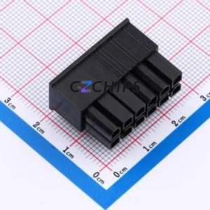 W42012K-12PB123 Housing (Wire-to-Board / Wire-to-Wire) P=4.25mm Connector 2x6P 4.25mm Mini-Fit (MX 4.2) 4.25mm - Product Image 2