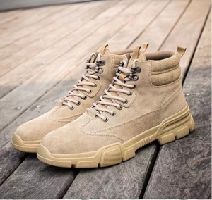 HPS0306 Zapatos de Seguridad Transpirables de Ante Negro para Electricista con Aislamiento de 6000V, Colores Negro, Marrón y Gris Desierto, Tipo Botín - Product Image 5