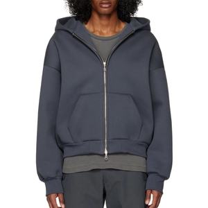 Sweat à capuche zippé pour homme Topshow, durable, personnalisé, 100% coton, 400 g/m², écologique, surdimensionné, en molleton français, 400 g/m² - Product Image 1