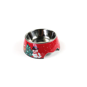 पर्यावरण के अनुकूल स्टेनलेस स्टील कुत्ते ने मेलामाइन पालतू पानी और भोजन कटोरा - Product Image 5