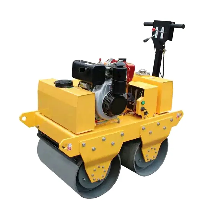 Tay Mini đường lăn compactor tay đường lăn đi bộ loại thủy lực đường lăn