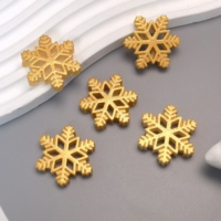 100 PIÈCES Mignonnes Figurines Miniatures Flocons de Neige de Noël à Dos Plat Cabochons pour Scrapbooking, DIY, Accessoires pour Épingles à Cheveux, Décoration et Artisanat