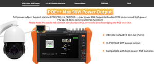 Camera quan sát Tester H12-MOVTADHSEF 8K 32P 12P PoE + Max 90W IP Camera Tester DMM TDR Mạng công cụ Gigabit SFP cổng HDMI Wifi - Product Image 5