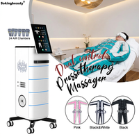 Appareil de pressothérapie vertical à 24 airbags pour massage des jambes et drainage lymphatique, idéal pour les centres amincissants