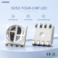 Système de repousse des cheveux 5050 SMD LED 4-en-1 Quad Chip 650nm LLLT Lumière Rouge 0.2W Ra85 Perle LED 5050 Spécialisée pour Casque de Thérapie