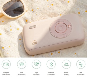 Hprt cp2100 3-inch xách tay mini DIY Máy in ảnh 800mAh Điện thoại thông minh thuốc nhuộm thăng hoa màu Giấy điện thoại thông minh xách tay kích thước bỏ túi - Product Image 6