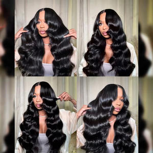 Perruque vietnamienne brute cheveux humains vague de corps dentelle frontale perruques cheveux humains vente en gros sans colle HD dentelle frontale perruques pour les femmes noires - Product Image 5