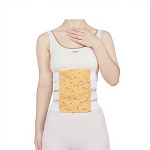 Ceinture abdominale respirante post-partum, soutien lombaire, divers motifs floraux, tissu auto-adhésif en trois parties - Product Image 4