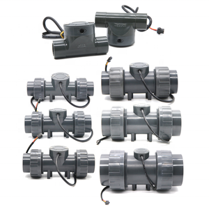 DIJIANG OEM PVC DN15-80 Capteur de débit d'eau en ligne 5-3000L, Débitmètre à grand débit pour liquides acides et hydrauliques - Product Image 4