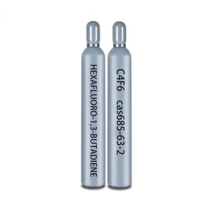<span class=keywords><strong>Gaz</strong></span> hexafluorobutadiène C4F6 de haute pureté 99,999 %, 40 L, 50 L, pour applications de haute technologie, fabrication électronique - Product Image 1