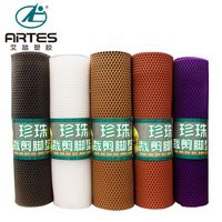Tikar Rantai Mie Tahan Air Gulung Kustom Karpet OEM & ODM Tahan Air Tanpa Bau PVC Lantai Tikar Mobil