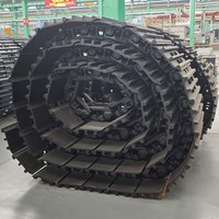 Chaîne de chenille de haute qualité pour excavatrice Doosan Dx340 Dx380 Dx420 Dx500 Dx520, assemblage de chaîne de chenille et de patins de chenille