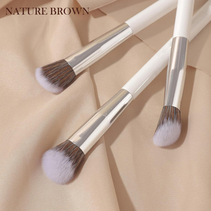 <span class=keywords><strong>Brocha</strong></span> de Maquillaje de Lujo NATURE BROWN, Suave, para Difuminar y Aclarar el Contorno de <span class=keywords><strong>Ojos</strong></span>, Pequeña, Angular, de Precisión, con Mango de Madera - Product Image 5