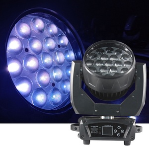 <span class=keywords><strong>Bluemoon</strong></span> - Luz LED Móvil con Zoom de 19 x 15 W, Ángulo de Haz de 8-45°, Control DMX512 para DJ, Clubes y Escenarios - Product Image 3