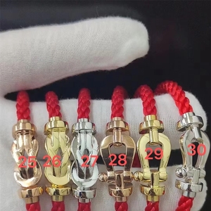 Pulsera de Lujo en Oferta, Chapada en Oro de 18K, FORCE, Joyería Clásica de Fábrica Fred Original, <span class=keywords><strong>Regalos</strong></span> para <span class=keywords><strong>Mujer</strong></span> - Product Image 5