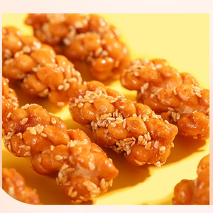 Huanglaolu, collation traditionnelle chinoise, collation croustillante en pâte torsadée, collation emballée individuellement pour les fêtes et les loisirs, 160g - Product Image 4