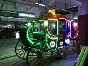 Pernikahan kereta kuda Cinderella kuda kereta troli berkendara kotak pelana Harness - Product Image 2